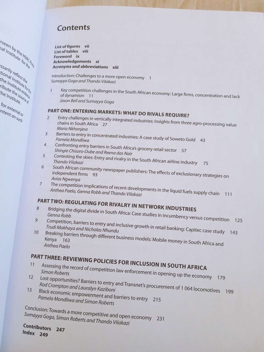 OPENING THE SOUTH AFRICAN ECONOMY