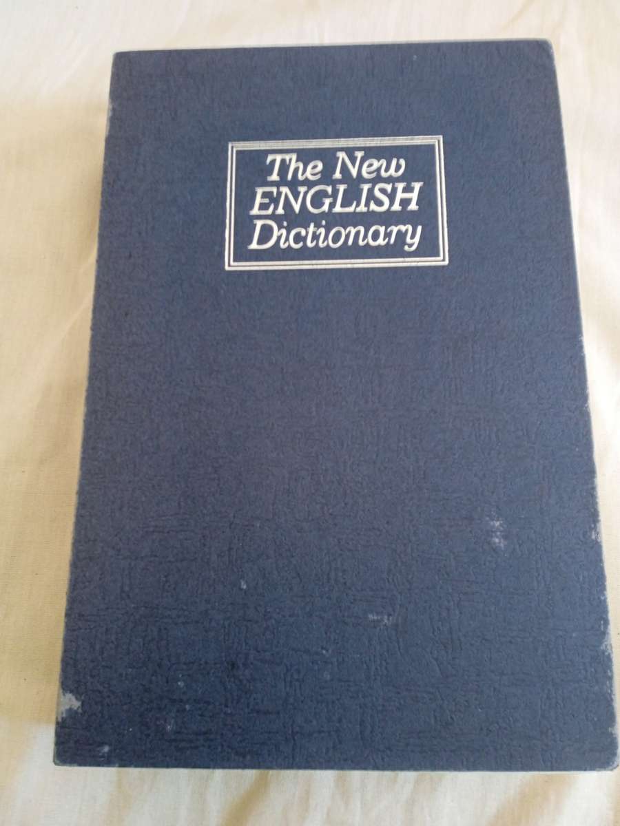 THE NEW ENGLISH DICTIONARY SECRET STORAGE LOCK BOX