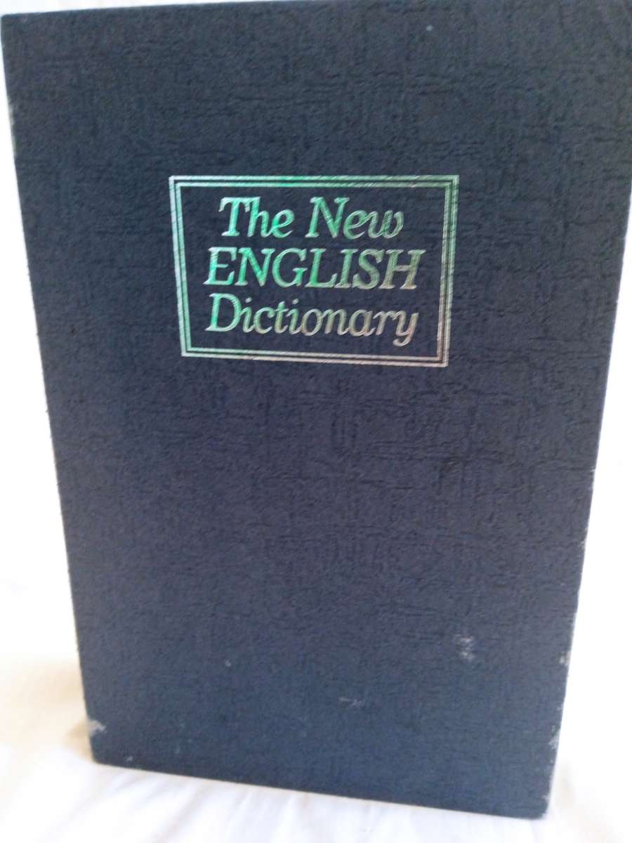 THE NEW ENGLISH DICTIONARY SECRET STORAGE LOCK BOX