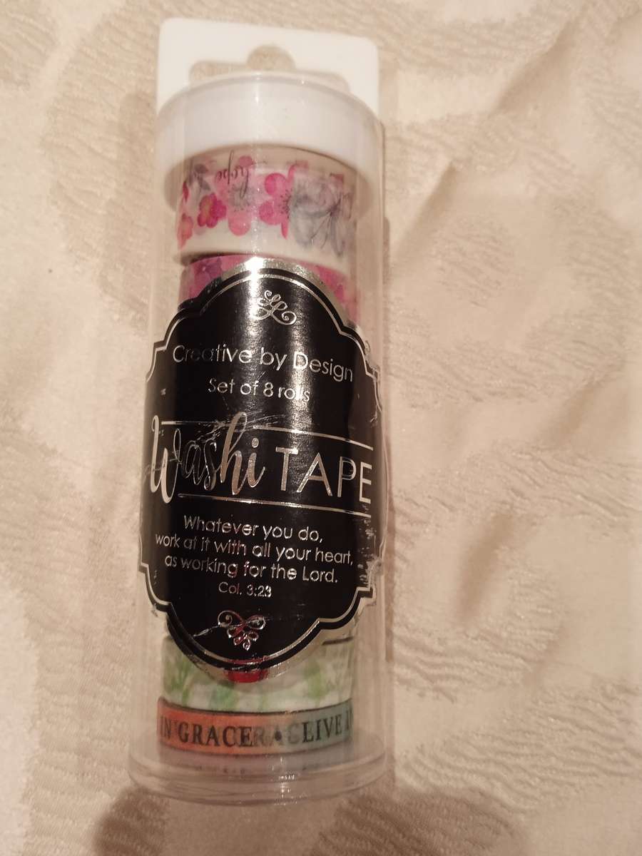 CHRISTIAN ART WASHI TAPES (SET OF 8 ROLLS)