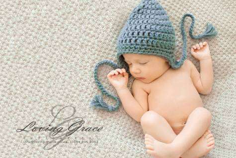 Crochet Pixie Photo Prop for baby photography