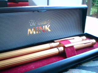The Touch of Mink Gold Plated Pen SET