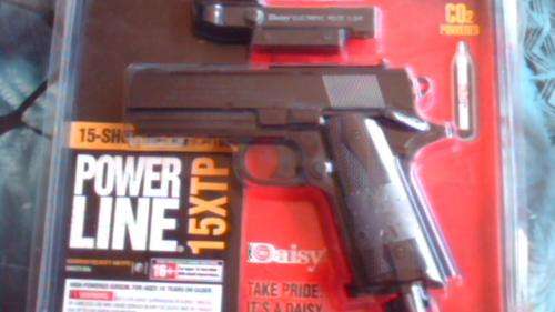 Daisy Powerline 15xtp 15shot CO2 Powered Brand New Still Sealed with electronic point sight