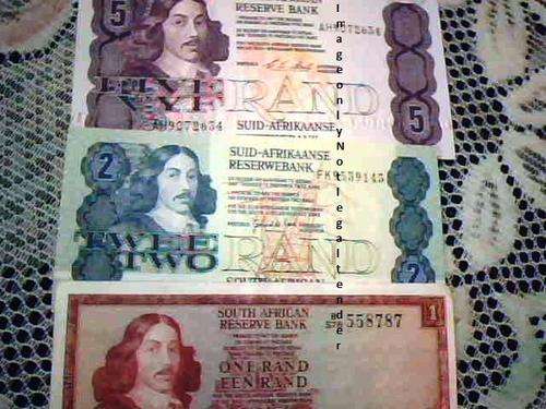 Collection of 3 old SA bank notes Crisp Unc condition