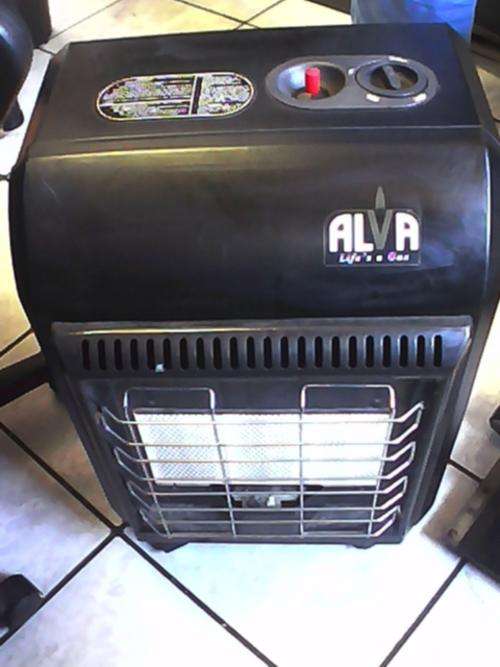 ALVA MODEL GH304 3 PANEL GAS HEATER ,UNUSED, PLUS USER MANUAL   W1624