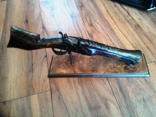 Antique/Vintage ?? Musket with display stand (pls read)
