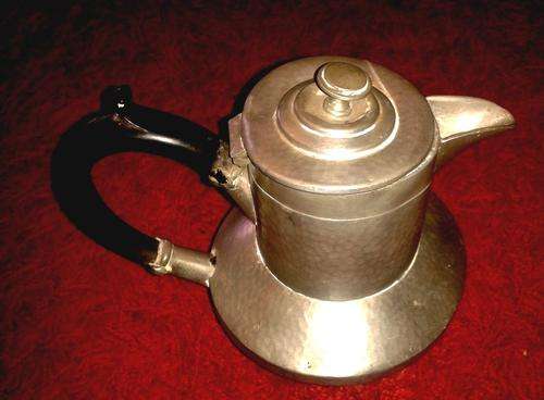 Vintage Pewter coffee pot Great condition considering age