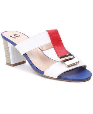 BLOCK HEELS - WHITE