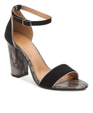 BLOCK HEELS - BLACK SIZE 3 5 6 7