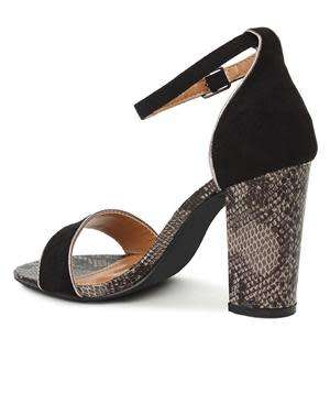 BLOCK HEELS - BLACK SIZE 3 5 6 7