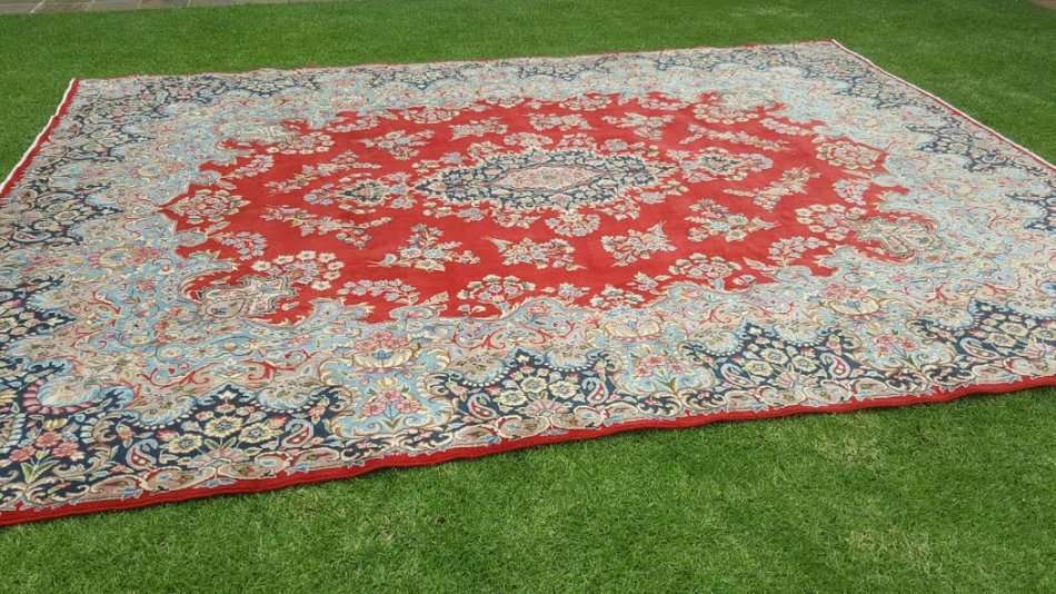 Beautiful Xtra Large New Authentic Kerman Province Persian Carpet 4.0m x 2.95m Hand Knotted