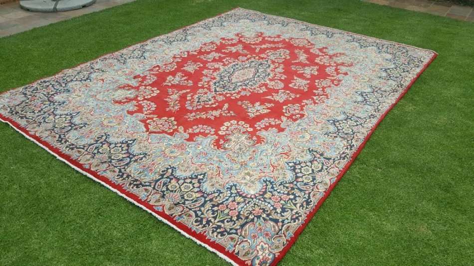 Beautiful Xtra Large New Authentic Kerman Province Persian Carpet 4.0m x 2.95m Hand Knotted