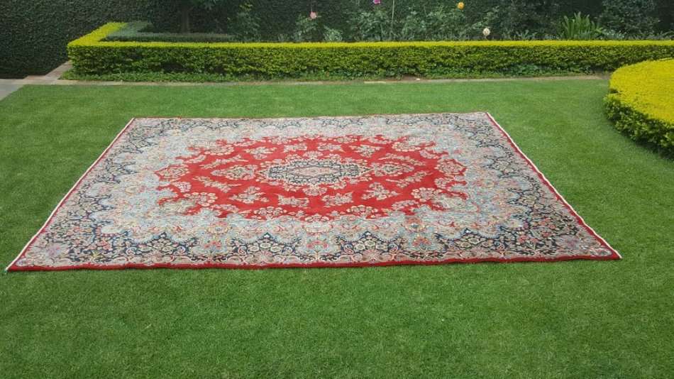 Beautiful Xtra Large New Authentic Kerman Province Persian Carpet 4.0m x 2.95m Hand Knotted