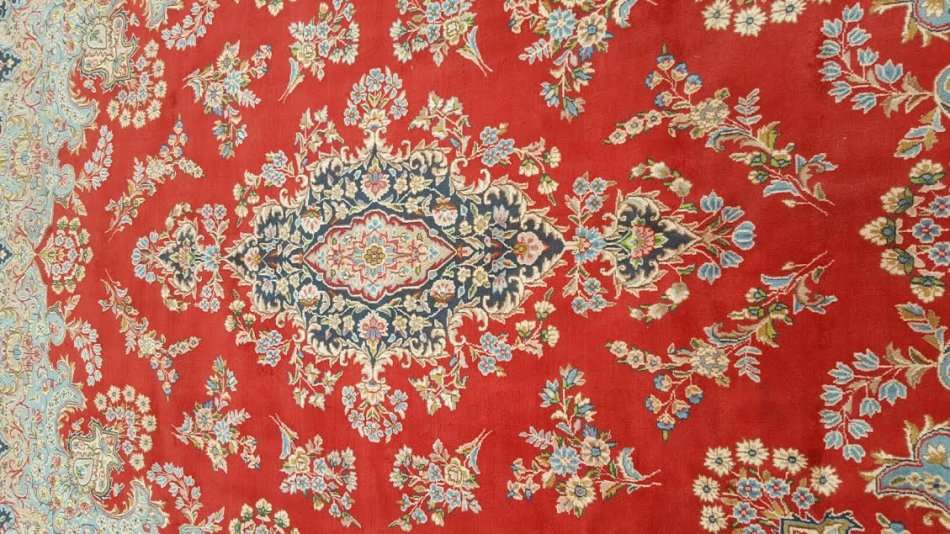 Beautiful Xtra Large New Authentic Kerman Province Persian Carpet 4.0m x 2.95m Hand Knotted