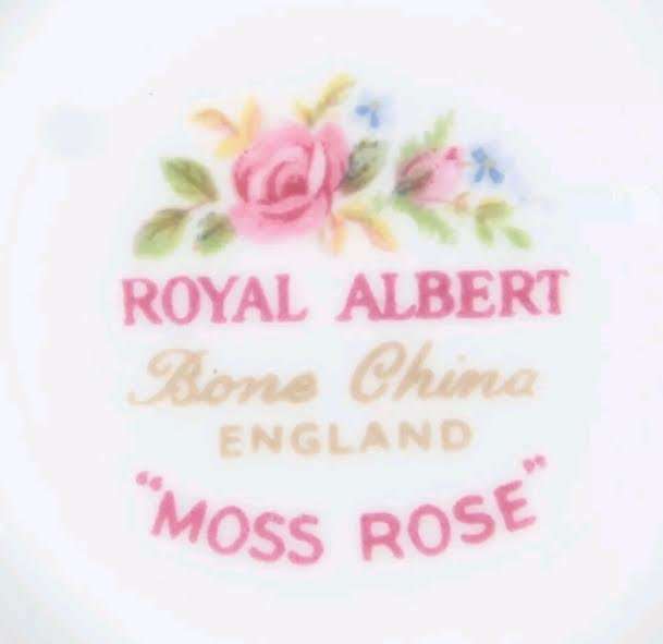 Royal Albert Moss Rose Gorgeous 5 Place Setting  - Pristine 1st Quality !