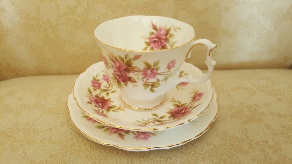 Royal Albert Romance Tea Trio's Pristine Condition ! 1st Quality. 6 Available