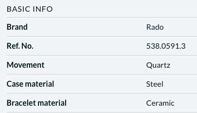 100% Authentic RADO Diastar Chronograph Mens Watch Stunning  R20 000