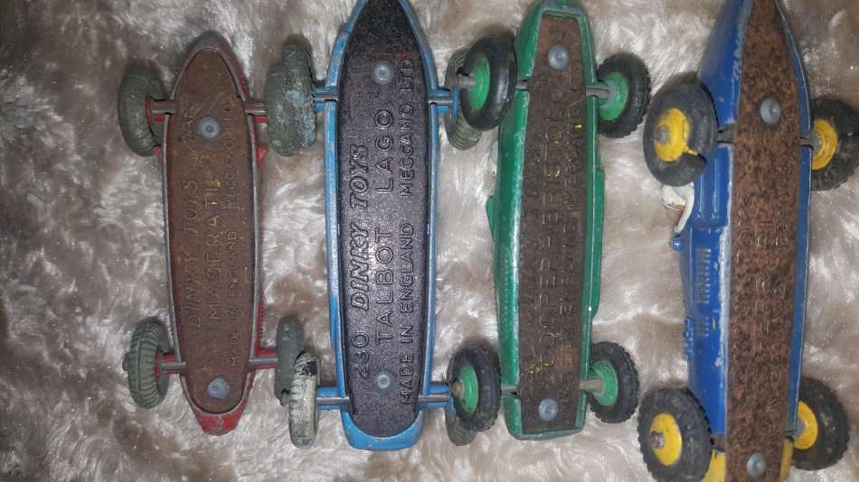 Rare Beautiful Lot of 10 (TEN) Antique DINKY MECCANO Made in England Models - 1 bid for all