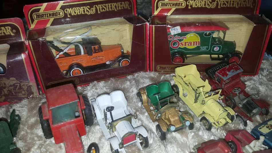 Massive lot of 55 Die Cast Models ALL MADE IN ENGLAND 1950's - 80's Corgi/Lesney/Husky/Matchbox