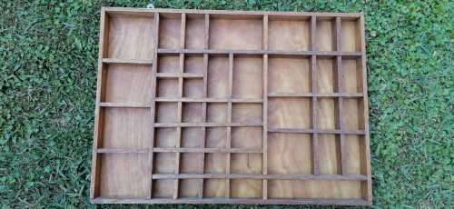 *WOODEN PRINTERS TRAY*