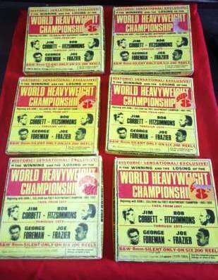 8mm Silent only reels, set of 6