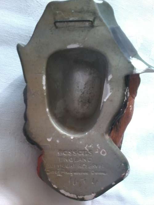 Bossons Chalkware Heads x2