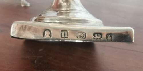 Two hallmarked silver jugs