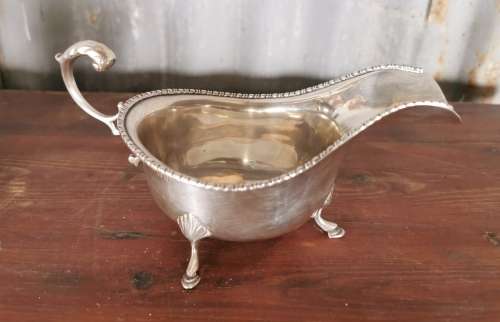 Sterling silver gravy boat