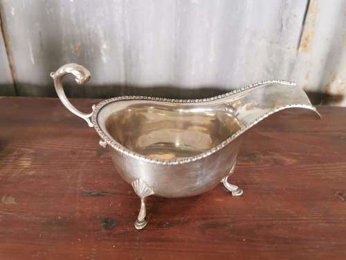 Sterling silver gravy boat