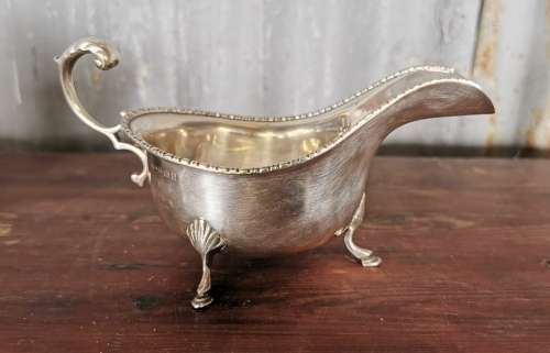 Sterling silver gravy boat