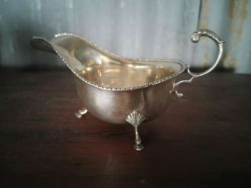 Sterling silver gravy boat