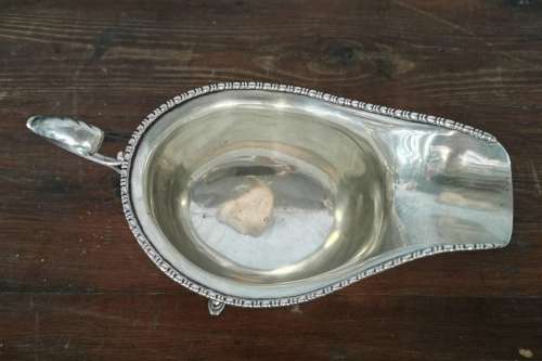 Sterling silver gravy boat
