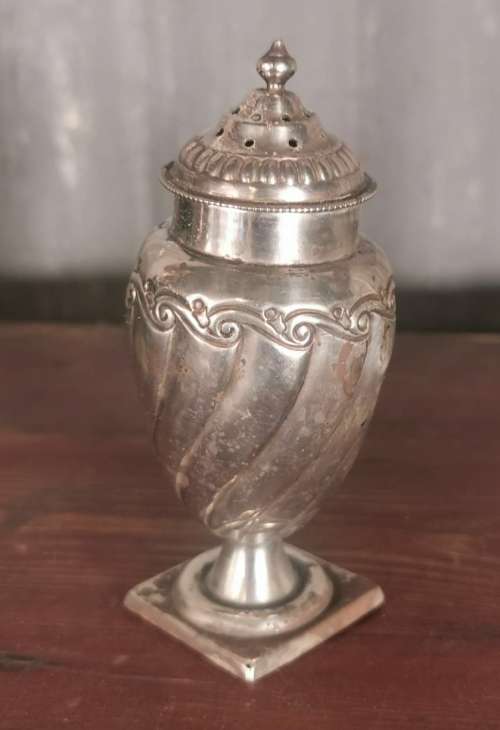 Sterling silver pepper pot