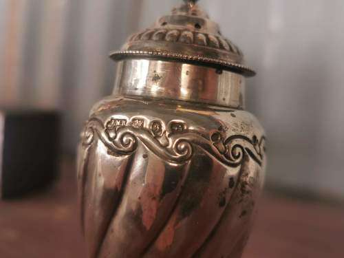Sterling silver pepper pot