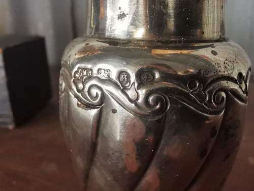 Sterling silver pepper pot
