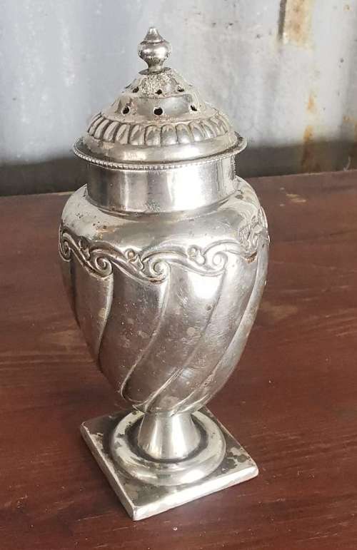Sterling silver pepper pot