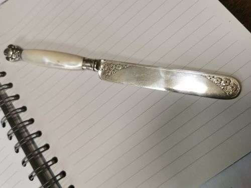 Silver & Mother of Pearl Knife