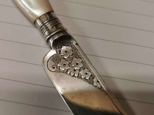 Silver & Mother of Pearl Knife