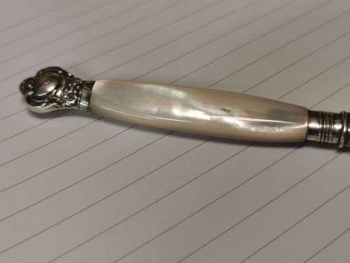 Silver & Mother of Pearl Knife