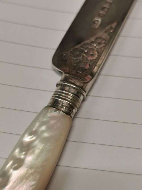 Silver & Mother of Pearl Knife