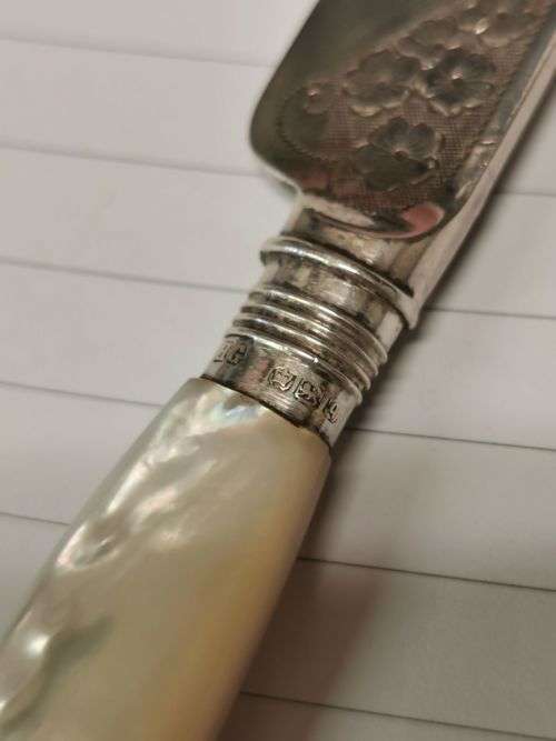 Silver & Mother of Pearl Knife
