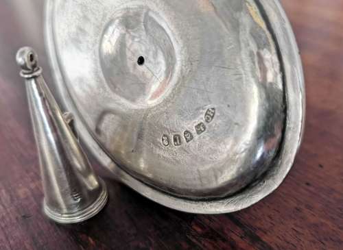 Georgian Silver Chamber Candlestick