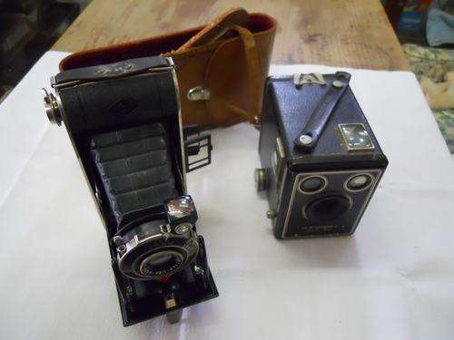 2 CAMERAS JGESTAR-1:6.3 - AGFA-ANASTIGMAT & SIX-20 'BROWNIE' C MADE BY KODAK !!!R1 NO RESERVE!!!