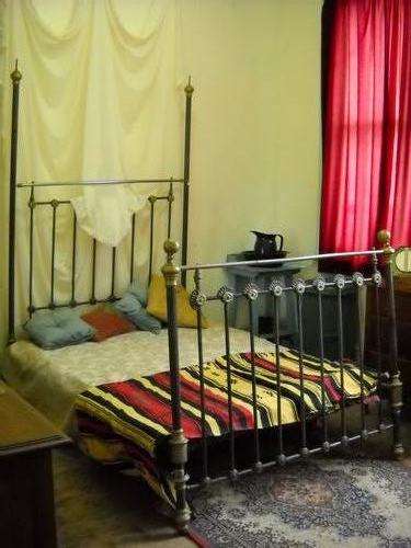 beautiful old brass and iron bed special price!!!!!