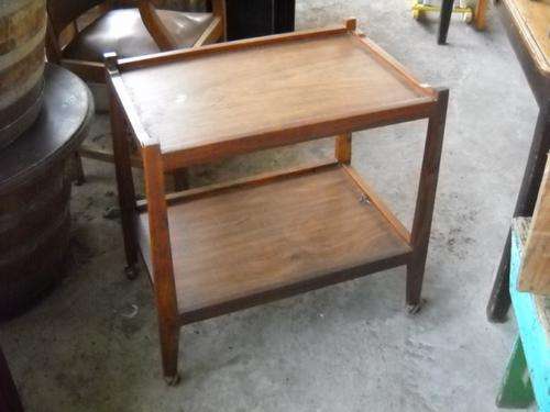 CRAZY PRICE!!! R1 NO RESERVE.  KIAAT TEA TROLLEY