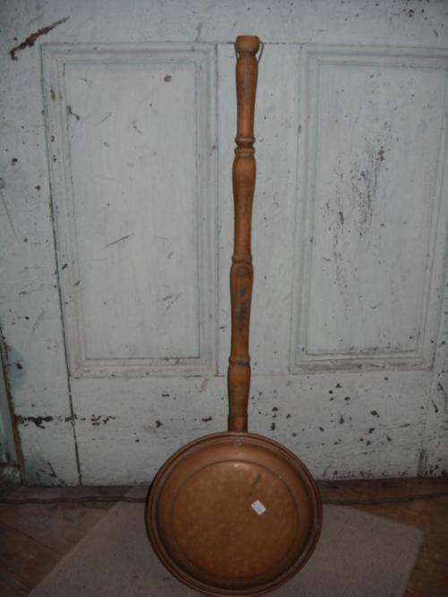 CRAZY PRICE!!! R1 NO RESERVE!! OLD COPPER BED WARMER