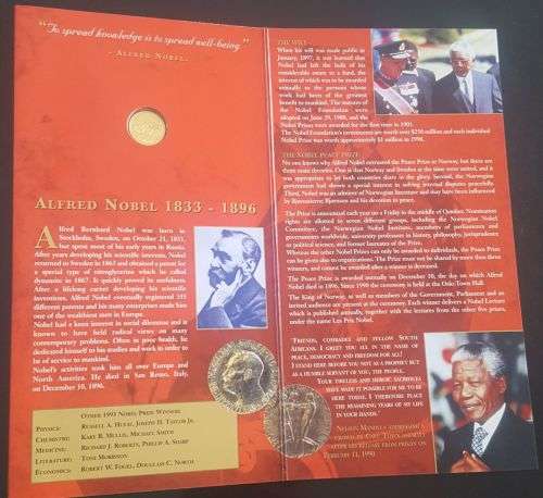 Nelson Mandela 1/10 24ct Gold Commemorative Medallion - 2 available