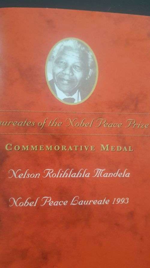 Nelson Mandela 1/10 24ct Gold Commemorative Medallion - 2 available
