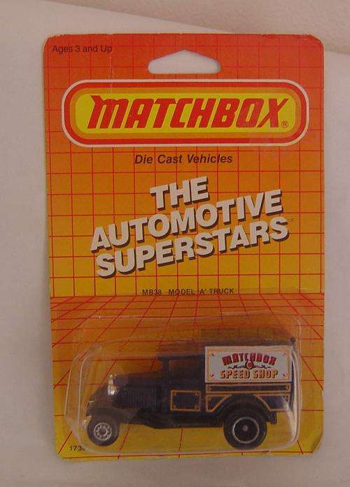 Matchbox Superfast 1980's Blister Pack - # 38 Ford Model A Truck- Mint on Card!!!!