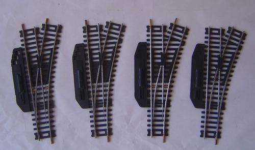 LIMA  HO Scale - Manual Points - RH x 4